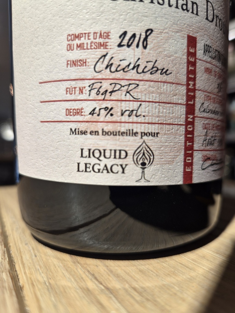 Christian Drouin Chichibu 2018 Liquid Legacy – Calvados Pays d'Auge