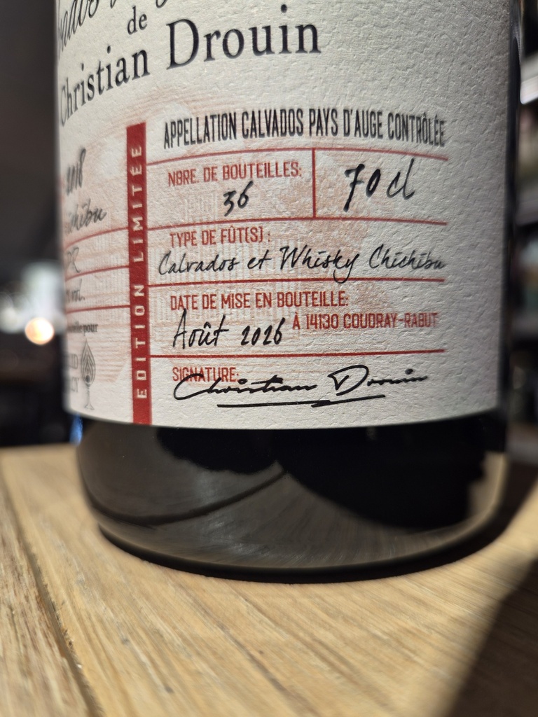 Christian Drouin Chichibu 2018 Liquid Legacy – Calvados Pays d'Auge