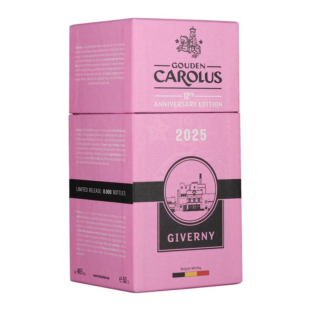 Gouden Carolus Giverny 12th Anniversary Edition 2025 – Belgische Single Malt