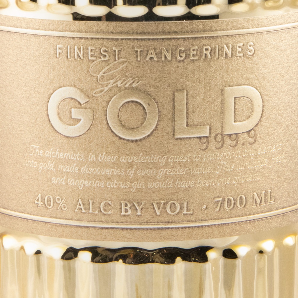 Gin Gold 999.9 – Franse Gin uit de Elzas 70cl