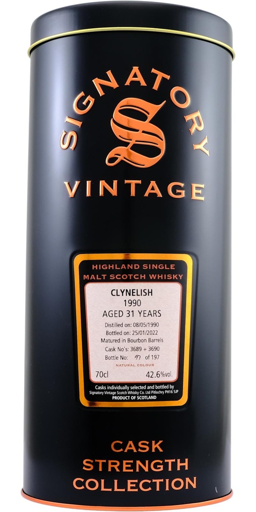 Clynelish 1990 31y 70cl - Signatory Vintage