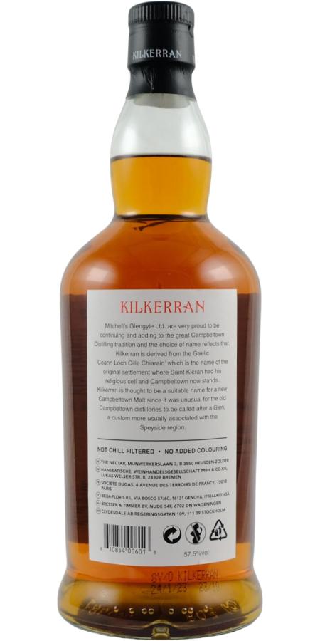 Kilkerran 8y 70cl - Sherry Cask - Batch #9 