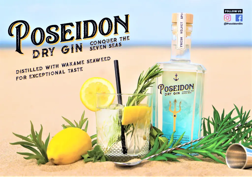 POSEIDON DRY GIN 70CL