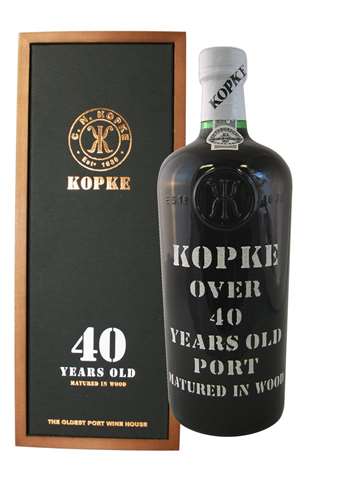 Kopke Tawny 40y - Houten kist