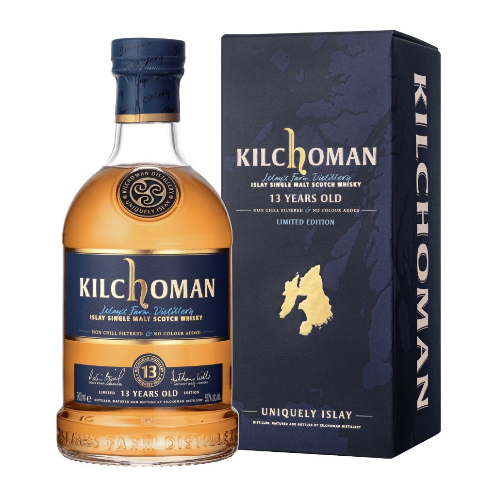 Kilchoman 13y Unique Islay 70cl - fles en doos