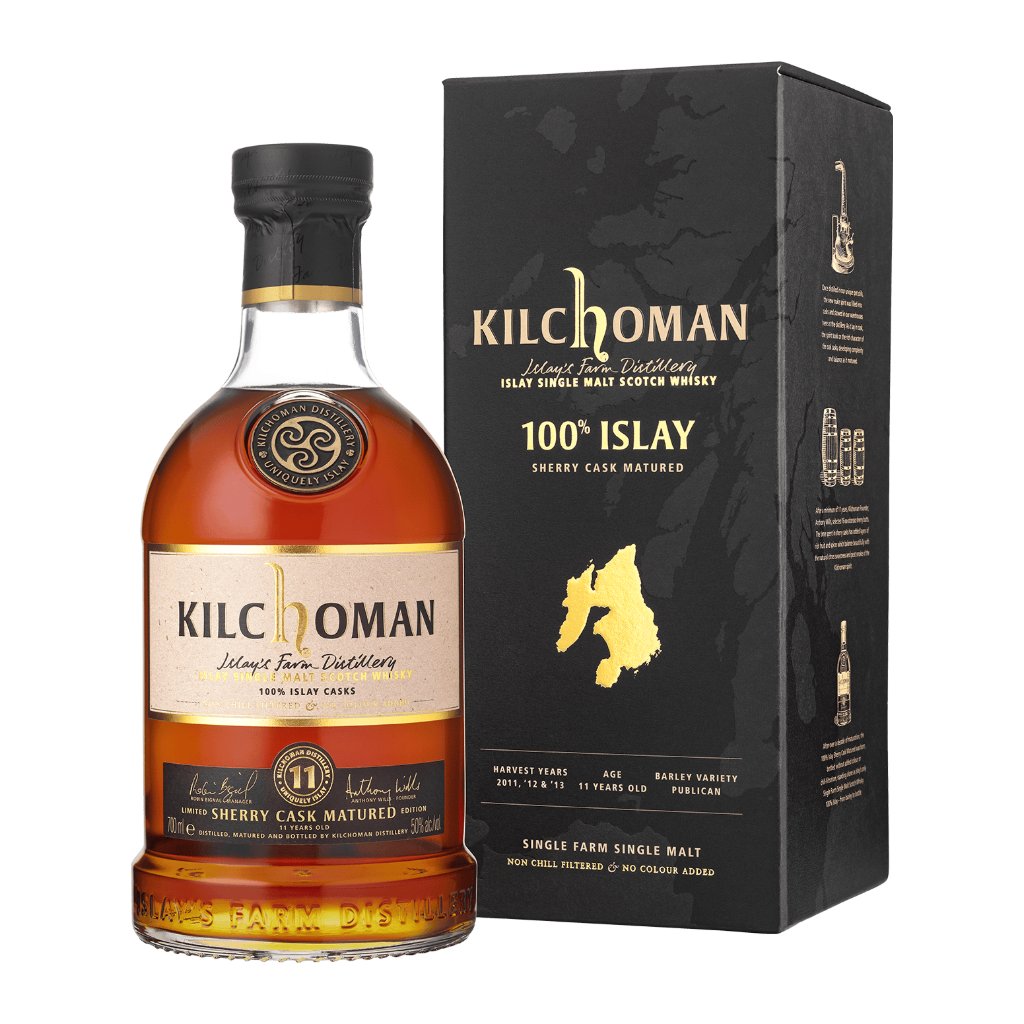 Kilchoman 11y Sherry Cask - 100% Islay - fles en doos