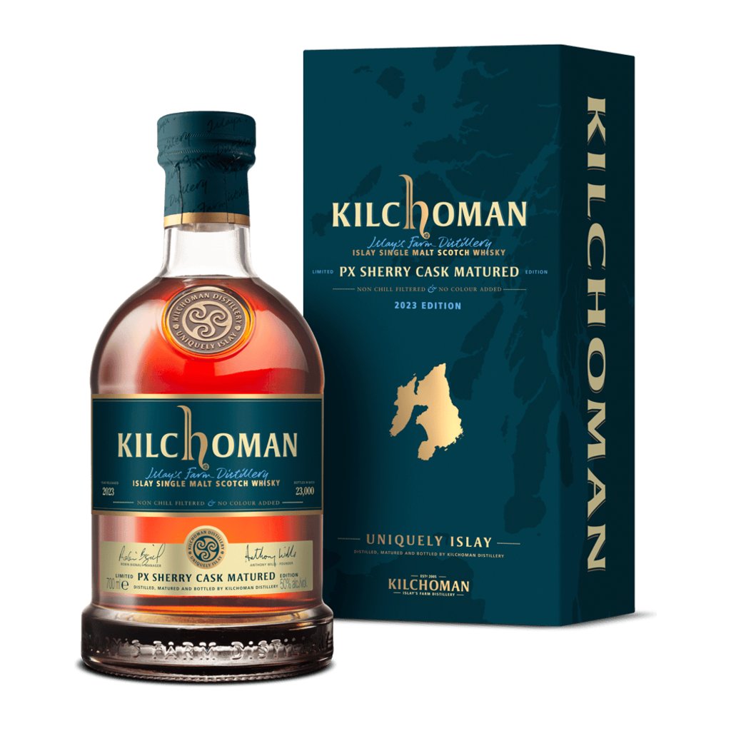 Kilchoman 2023 70cl - PX Sherry Cask - fles en doos