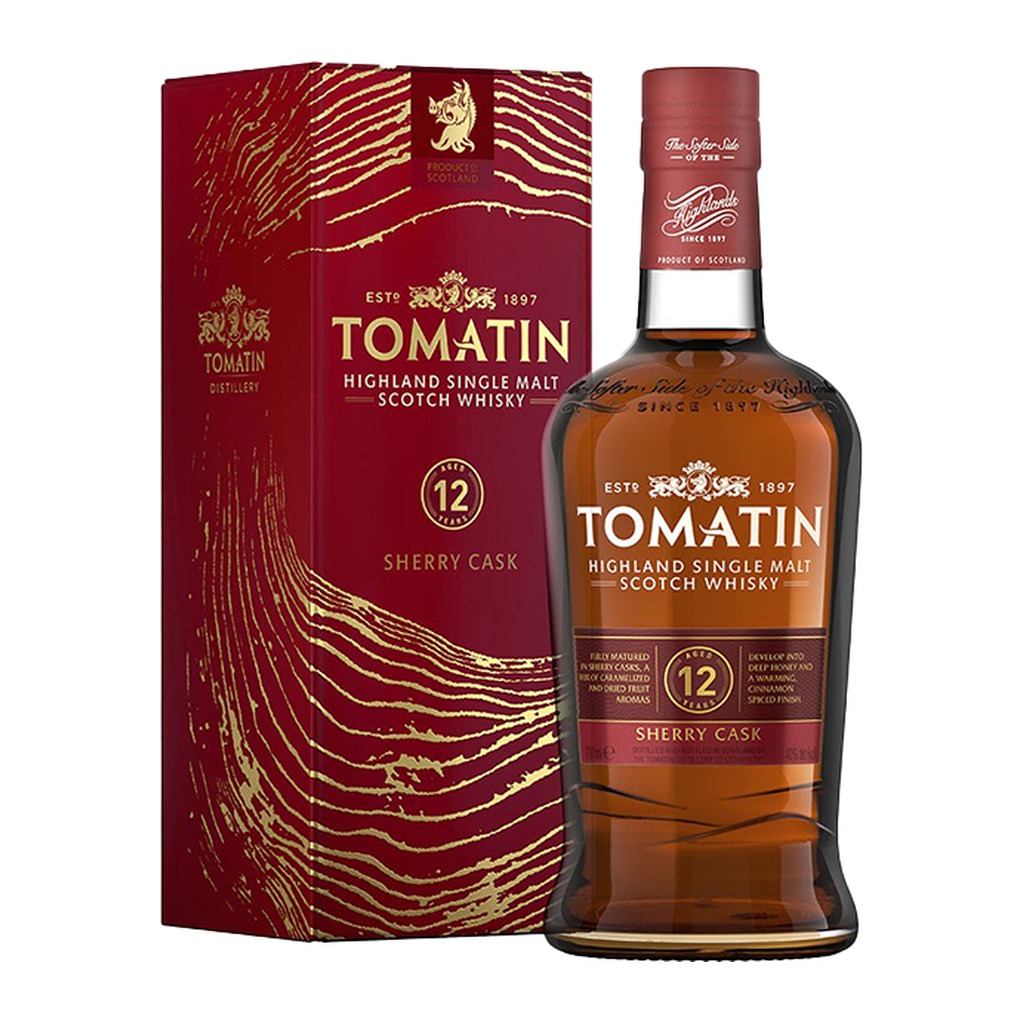Tomatin 12y Sherry Cask - met doos