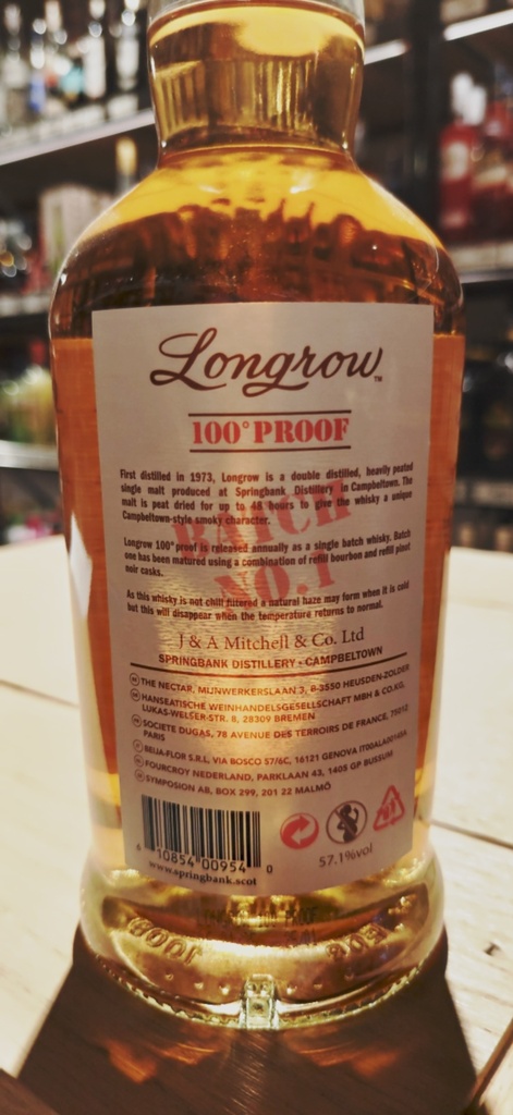 Longrow 100° Proof Batch 1 – Campbeltown Single Malt