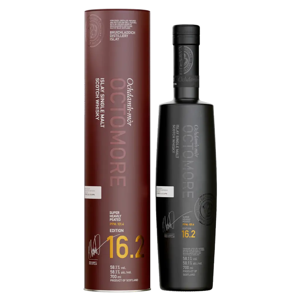 Octomore 16.2 – Single Malt d’Islay 5 ans Super Heavily Peated