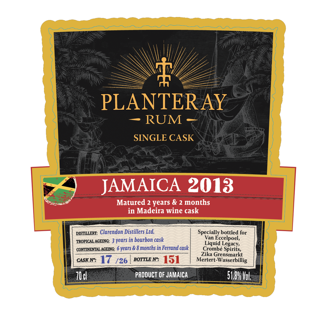 Planteray Jamaica Single Cask Collection 2025 – Rhum de Jamaïque de 12 ans en fût unique