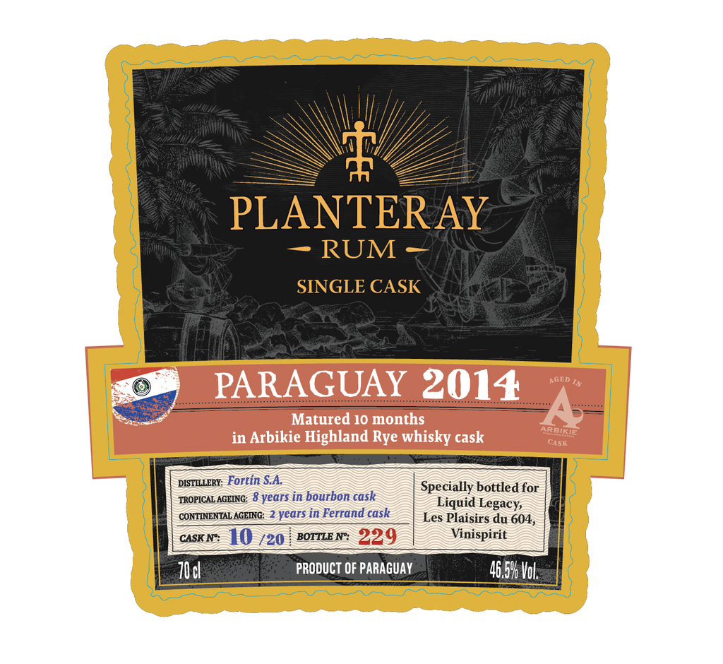 Planteray Paraguay 11 Year Old – Single Cask Rum