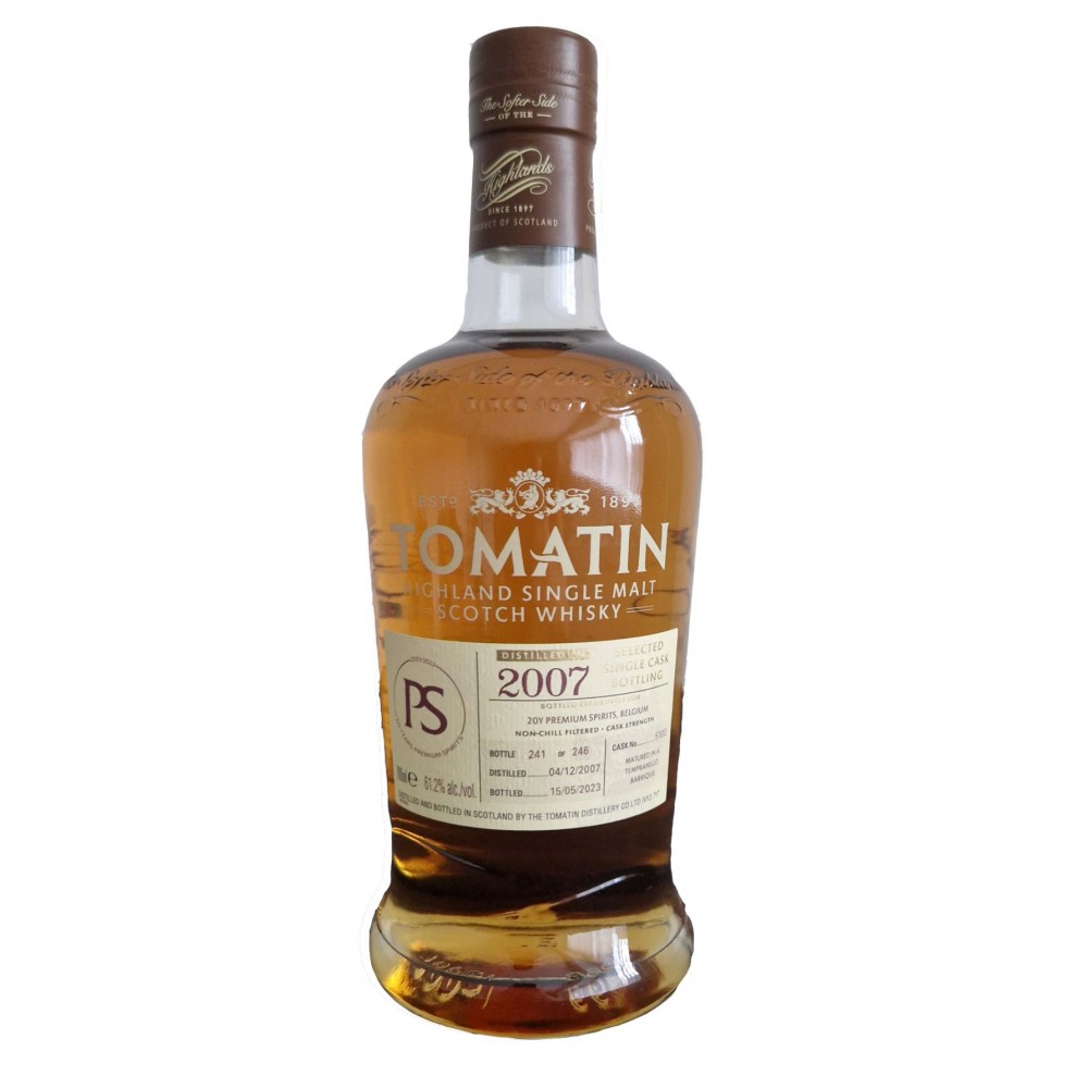 Tomatin 2007 - Cask 5100 - 20y Premium Spirits