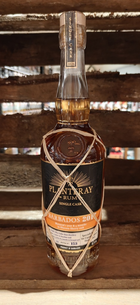 Planteray Barbados 2017 – Single Cask Rum 70cl