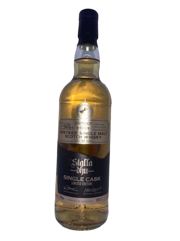 Benriach 2010 11 Year Old Stalla Dhu 110 Proof Hogshead – Single Malt 70cl