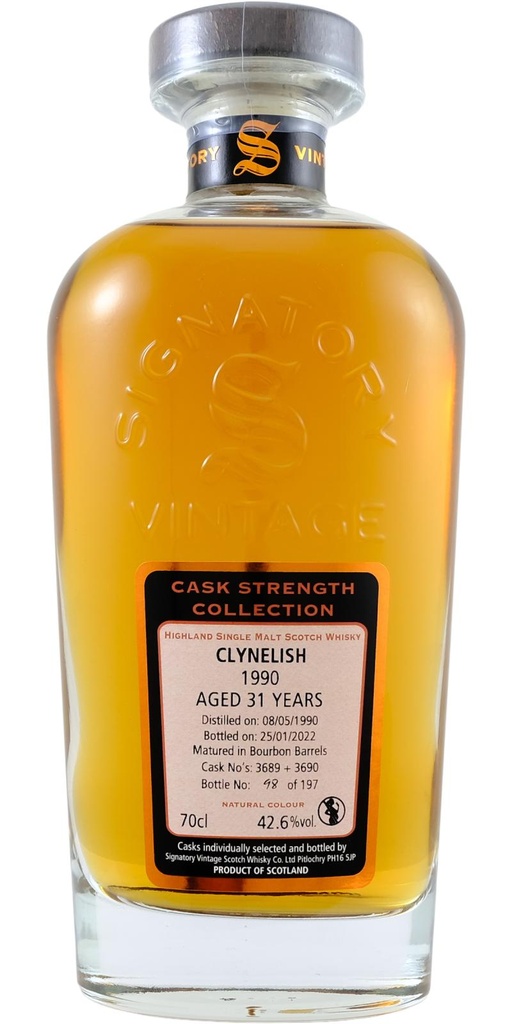 Clynelish 31y 1990 - Signatory Vintage