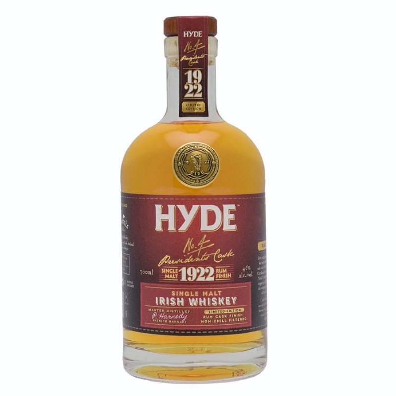 Hyde No.4 President's Cask – 6 Year Old Single Malt irlandais (Rum Finish)