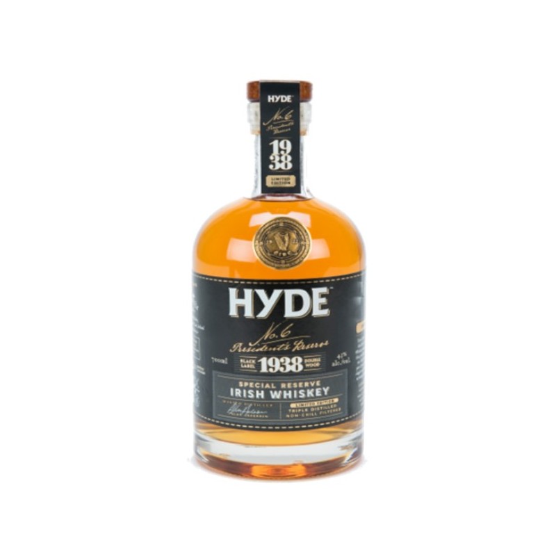 Hyde No.6 President's Reserve – Blended Whiskey irlandais 8 ans (finition xérès)