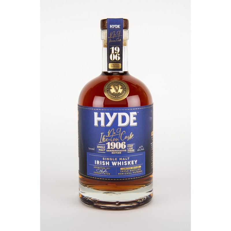 Hyde No.9 Iberian Cask – 8 Year Old Single Malt irlandais (Port Finish)