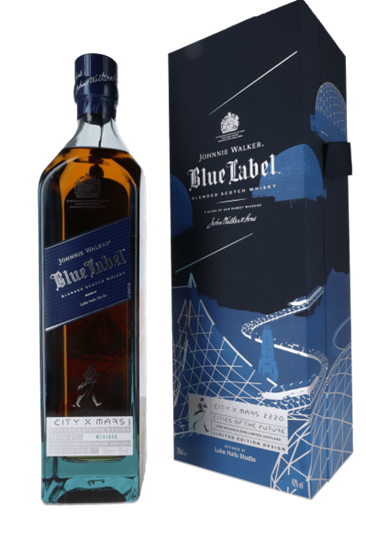 Johnnie Walker Blue Label Cities of the Future Mars 2220 – Blended Scotch Whisky