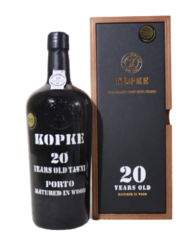 Kopke Tawny 20y 75cl - Houten Kist