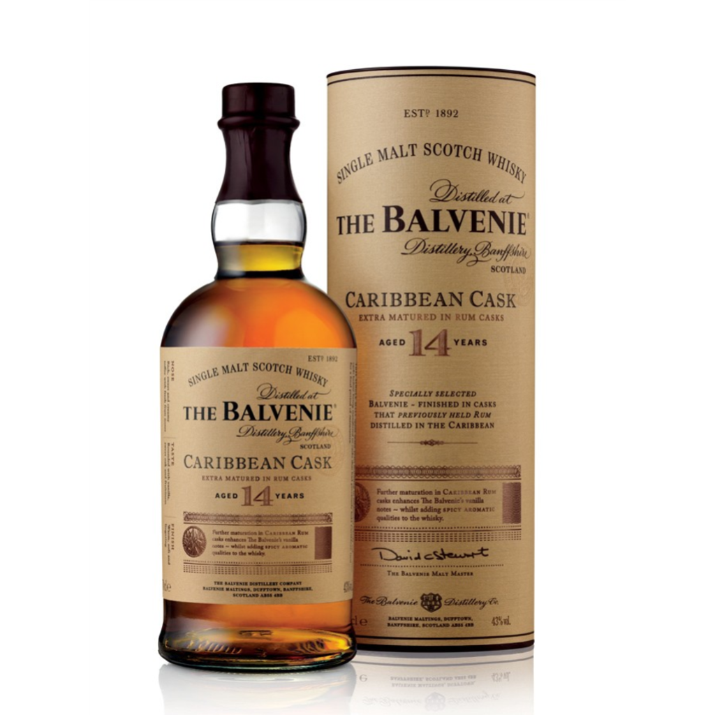 The Balvenie 14 Year Old Caribbean Cask – Single Malt 70cl