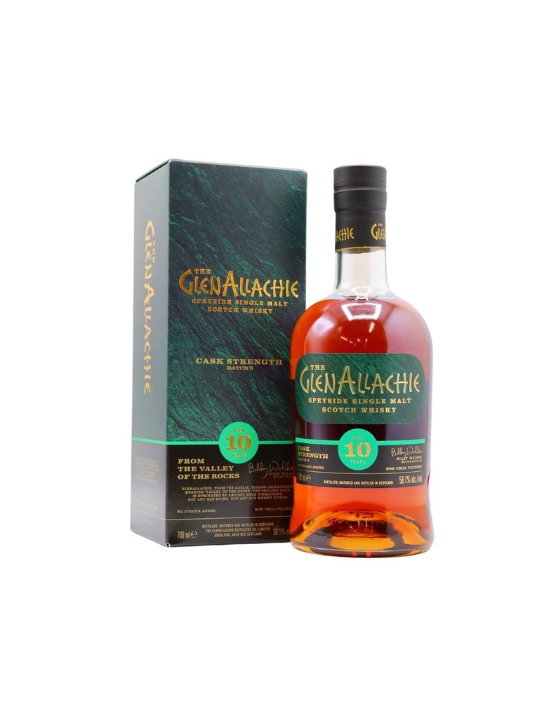 GlenAllachie 10 Year Old Cask Strength Batch 9 – Single Malt 70cl