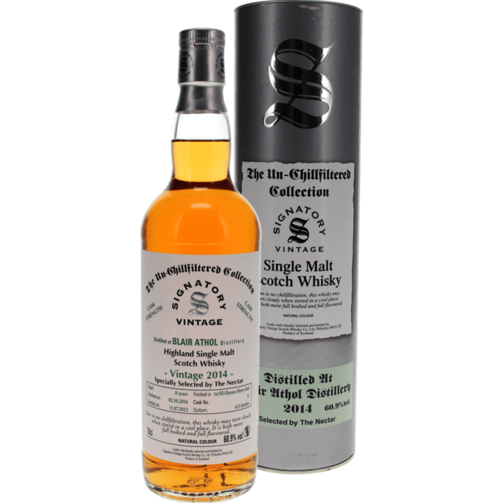 Blair Athol 2014 8y 70cl - Signatory Vintage The Un-Chillfiltered Collection