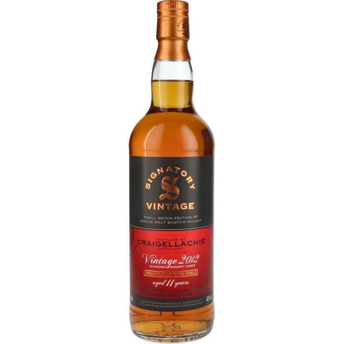 Craigellachie 11y 2012 70cl - Signatory Vintage Small Batch Edition #5