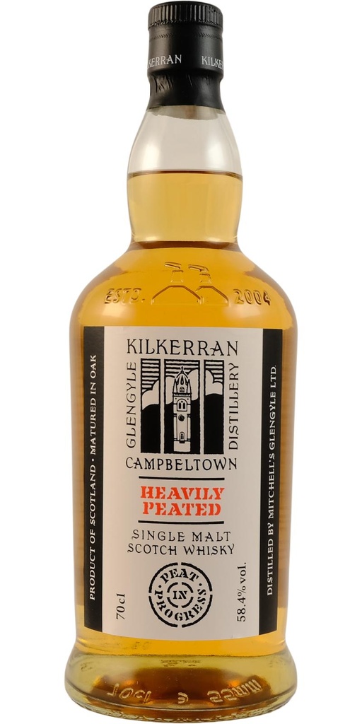 Kilkerran Heavily Peated Batch 8 – Campbeltown Single Malt 70cl