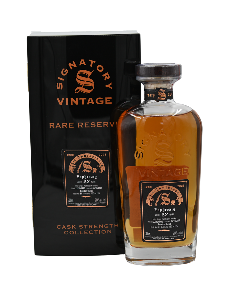 Laphroaig 32y - Signatory Vintage Rare Reserve - 35ste Verjaardag