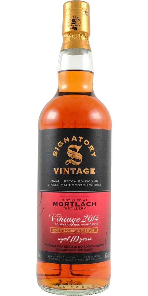 Mortlach 2014 10y 70cl - Signatory Vintage