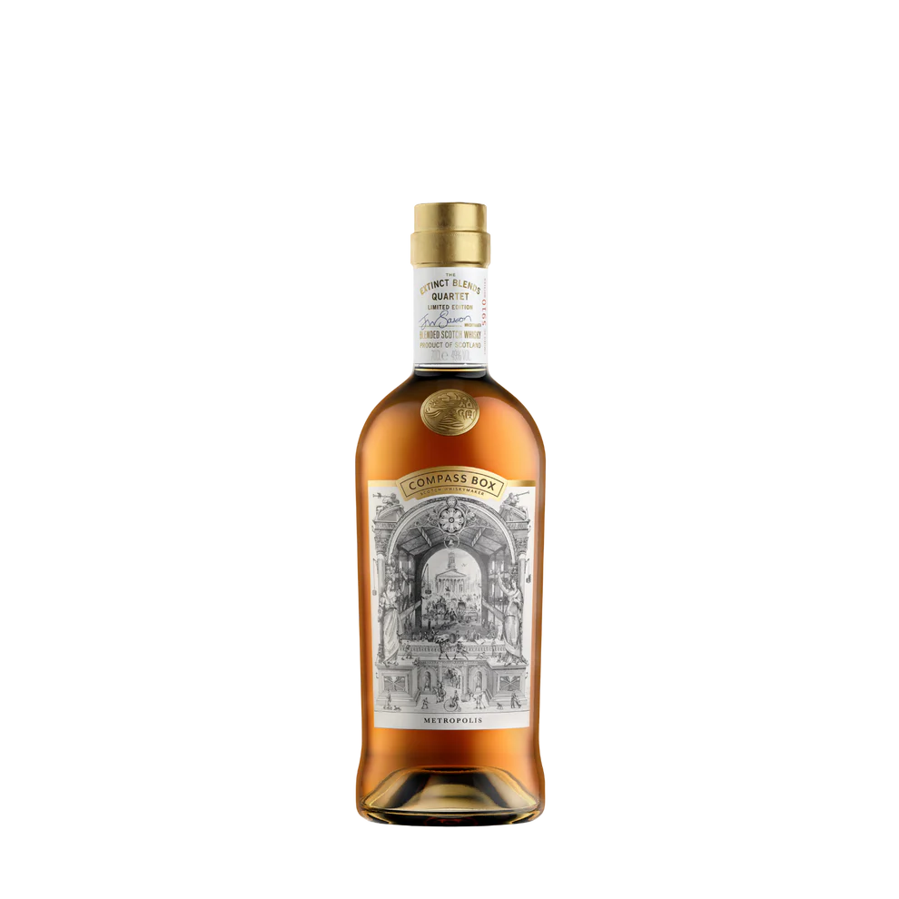 Compass Box Metropolis 70cl - Extinct Blends Kwartet Deel 3