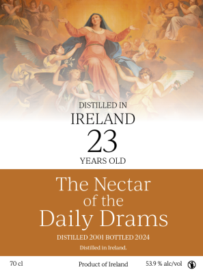 Nectar of the Daily Drams Ireland 2001 23 Year Old – Irish Single Malt 70cl