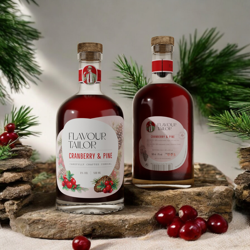 Flavour Tailor Cranberry & Den – Alcoholvrije Cordial 50cl