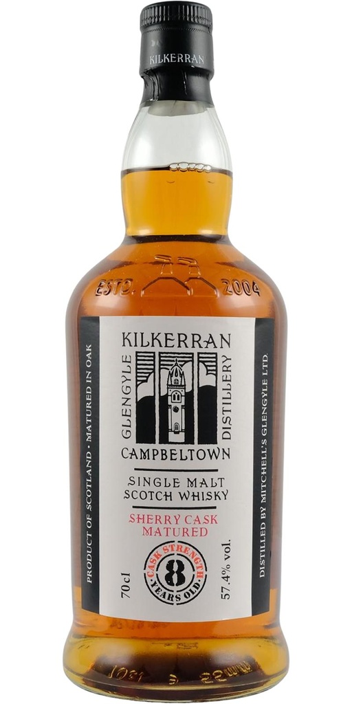 Kilkerran 8y 70cl - Sherry Cask - Batch #10