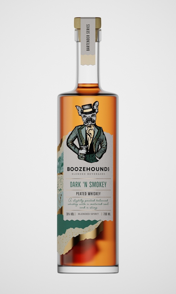 Boozehounds Whisky Peated 70cl