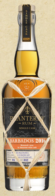 Planteray Barbados 2016 – 8 Year Old Single Cask – Rhum de la Barbade