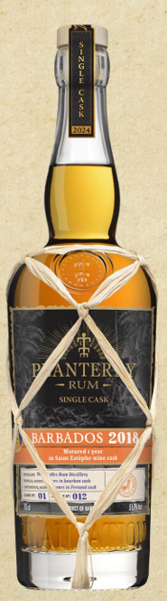 Planteray Barbados 2018 6 Year Old – Single Cask Rum 70cl