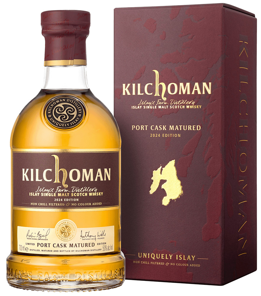 Kilchoman 2024 6y 70cl - Ruby Port Hogsheads 