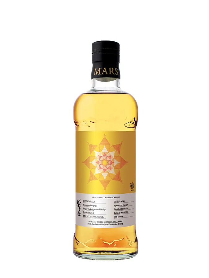 Mars Komagatake 2018 5 Year Old Bourbon Barrel – Single Malt 70cl