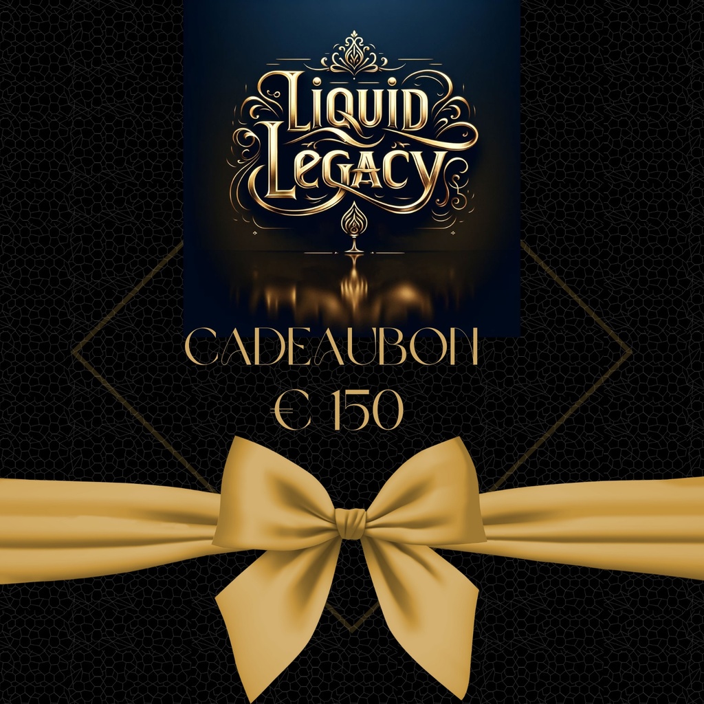 Cadeaubon Liquid Legacy - 150 euro 