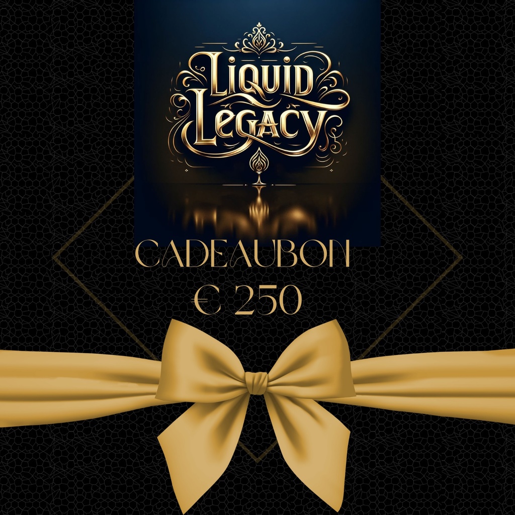 Cadeaubon Liquid Legacy - 250 euro 