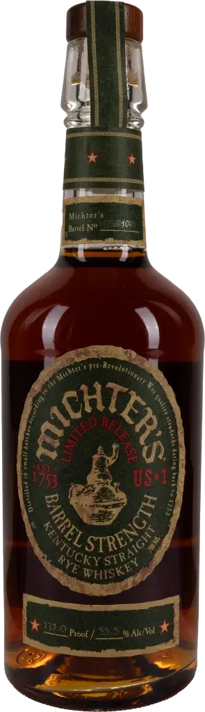 Michter's US*1 Barrel Strength Rye – Kentucky Rye Whiskey 70cl