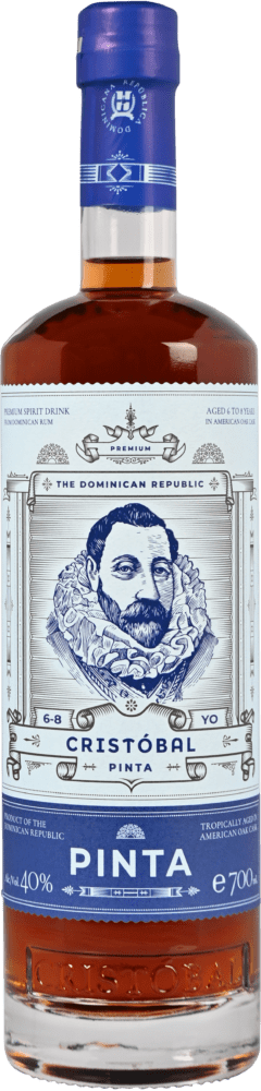 Ron Cristóbal Pinta 6-8 Years Old – Dominicaanse Rum 70cl