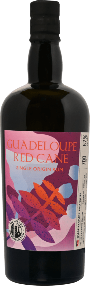 The 1423 S.B.S. Guadeloupe Red Cane – Ongerijpte Rhum 70cl