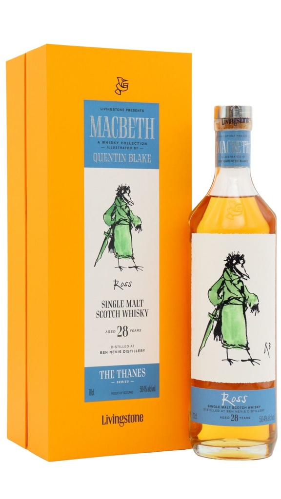 Macbeth Ross Ben Nevis 28 Year Old – Highland Single Malt 70cl